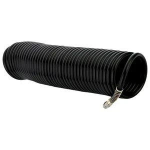 Шланг FUBAG с фитингами рапид, спиральный, нейлон 10бар, 6x8мм, 10м