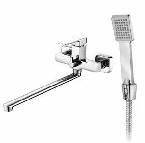 Смеситель GROSS AQUA Edge 2800880C-35F д/ванны дл. излив 350 мм, хром