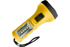 Фонарь КОСМОС ручной KOC119B 0,5Вт LED+4SMD (1Вт) 1xAA корпус ABS-пластик ремешок ручной