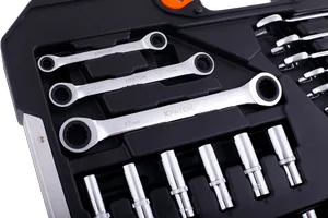 Набор инструментов Кратон TS-23 socket 150, 1/4"+3/8"+1/2"