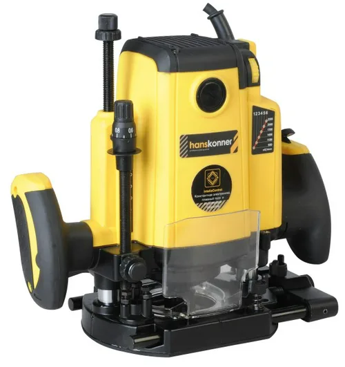 Фрезер Hanskonner HRE1120CP, 2000Вт, цанга 6/8/12мм, пл.пуск, 12000-23000 об/мин