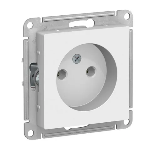 Розетка AtlasDesign б/з, 16А, механизм, БЕЛЫЙ, SE