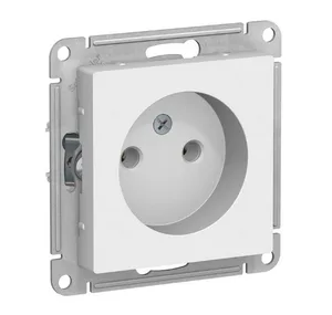 Розетка AtlasDesign б/з, 16А, механизм, БЕЛЫЙ, SE