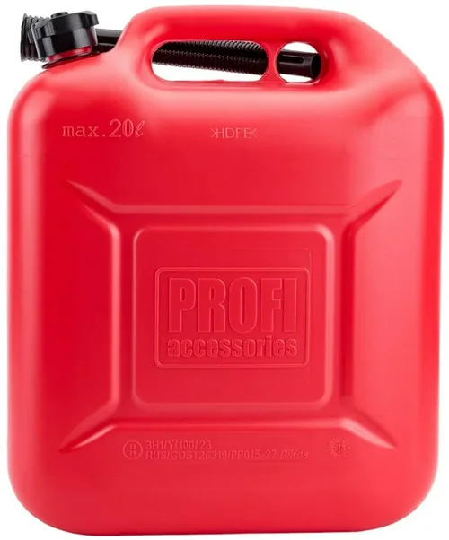 Канистра MECHPRO для топлива, с лейкой, 20л, HDPE.