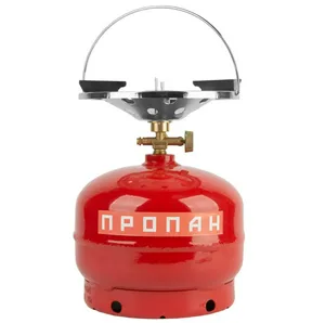 Плита газовая (Таганок) NOVOGAZ Дачник, с баллоном 7,2 л.