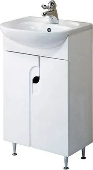 Тумба АКВАТОН Панда 50 + Рраковина Акватон-50 для тумб с переливом