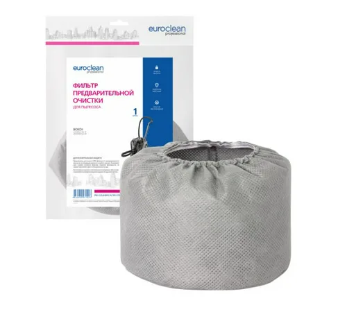 Фильтр для пылесоса EURO Clean FPC-102 предварительной очистки, для BOSCH Advanced20