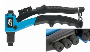 Заклепочник БАРС, эргоном рукоятка, 200мм, алюм 2,4-4,8мм, сталь 2,4-4,0мм