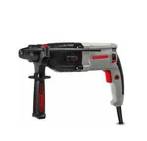 Перфоратор CROWN CT18108 BMC 800Вт, 3,4Дж, SDS-Plus. 0-1200 об.мин, 0-5300 уд.мин, кабель каучук 2м