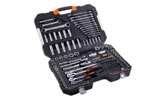 Набор инструментов Кратон TS-23 socket 150, 1/4"+3/8"+1/2"