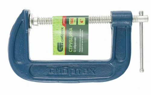 Струбцина СИБРТЕХ, тип G, 100мм