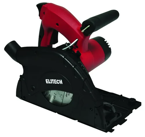 Пила дисковая погружная ELITECH ПД 1255П, 1200Вт,5500об\м,диск-ф160х20мм,рез-55мм,4.8кг,кор.,шина в комплекте. диск пильный 2шт.