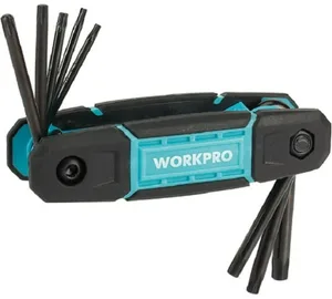 Набор ключей WORKPRO шестигранных TORX, складных, 8шт