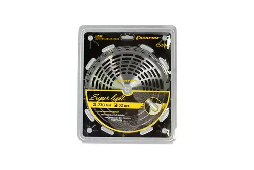 Диск к триммеру Champion Super Light (230 x 25,4 мм), 32 зубьев