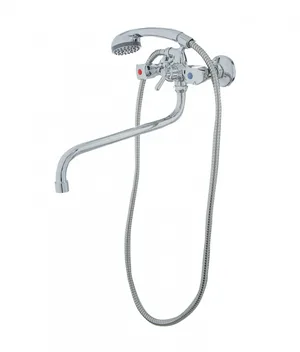 Смеситель для ванны ЭКОНОМ 202, двухвентильный, излив 30 см