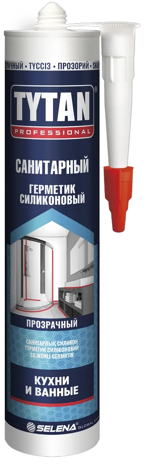 Герметик сил TYTAN Professional санитарный, бесцветный 280мл