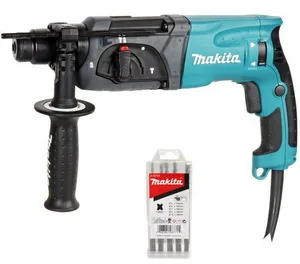 Перфоратор MAKITA HR2470X20, 780Вт, 2,7Дж, 3 реж, защита щеток