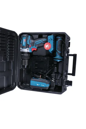 Дрель-шуруповерт ударная аккумуляторная бесщеточная КРАТОН  BICD18-90N-OFA SET  (АКБ 4,0А·ч; ЗУ + кейс)