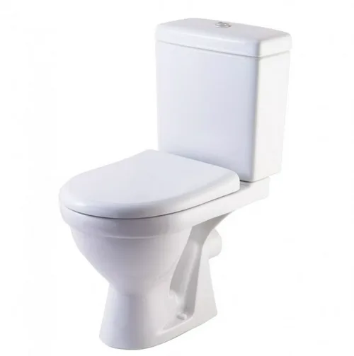 Унитаз-компакт ROSA НЕРО Люкс белый, гориз. вып., нижн. подвод воды, сиденье с микролифтом, 635х365х810