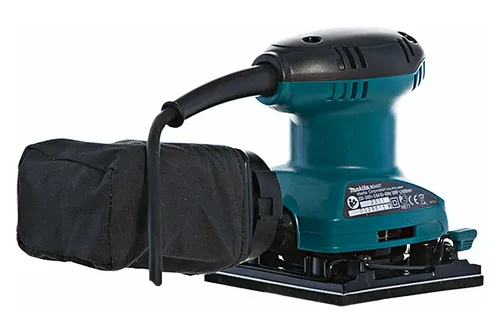 Машина шлифовальная плоск MAKITA BO 4557, 200Вт,114х140мм,14000об\м,ампл-1.5мм,0.9кг,кор,п\сборник,зажим