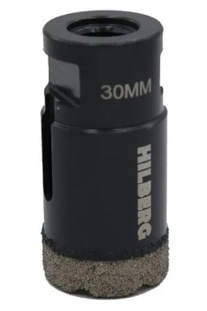 Коронка алмазная Hilberg Super Hard,30 мм 6Т  М14,для УШМ (керамогранит, гранит)