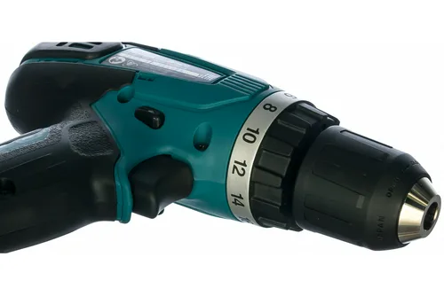 Дрель-шуруповерт аккум MAKITA DF347DWLE 14.4В,2х1.5АчLi-ion,БЗП-10мм чем,фонарь,G-серия