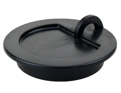 Пробка для ванны (раковины) ЧЁРНАЯ MASTERPROF, MP-У