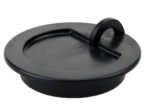 Пробка для ванны (раковины) ЧЁРНАЯ MASTERPROF, MP-У