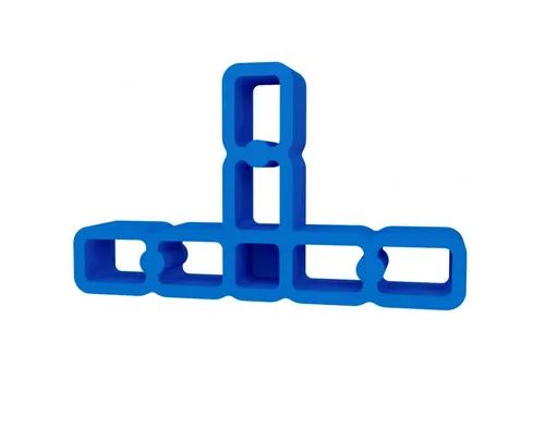 Фиксатор шва для выравнивания плитки 8х8 мм, Т-образн, 80 шт