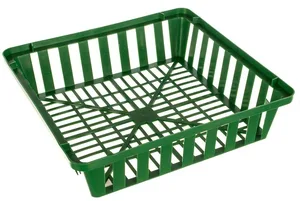 Корзина посадочная квадратная СИБРТЕХ 290х290х70 мм.