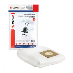Мешок для пылесоса OZONE MXT-103/5, синтетика, для BOSCH UniversalVac 15, 5шт