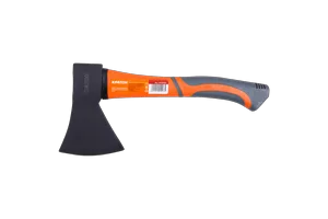 Топор c фиберглассовой обрезиненной рукояткой Кратон 0,8 кг