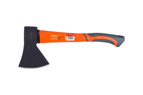 Топор c фиберглассовой обрезиненной рукояткой Кратон 1,0 кг