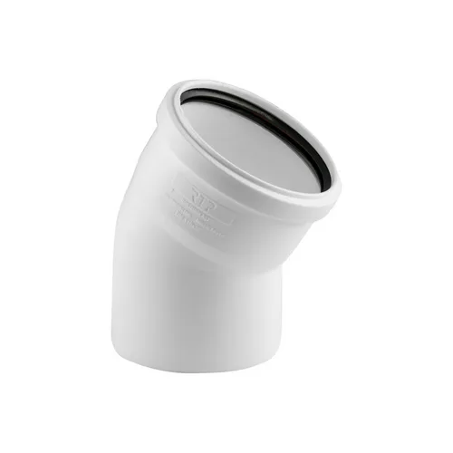 Отвод ELITE МК МПП 110х45°, белый, РТП
