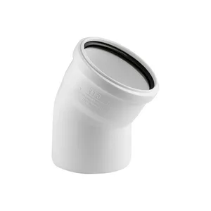 Отвод ELITE МК МПП 110х45°, белый, РТП