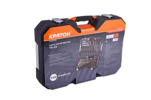 Набор инструментов Кратон TS-23 socket 150, 1/4"+3/8"+1/2"