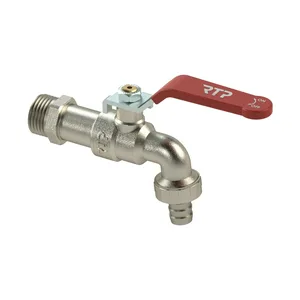 Кран шаровой водоразборный RTP НР 1/2", ручка рычаг