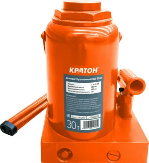 Домкрат бутылочный Кратон HBJ-30.0