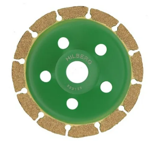 Чашка по дереву Hilberg Super Wood Cup 125мм, 60/80 резка и шлифовка