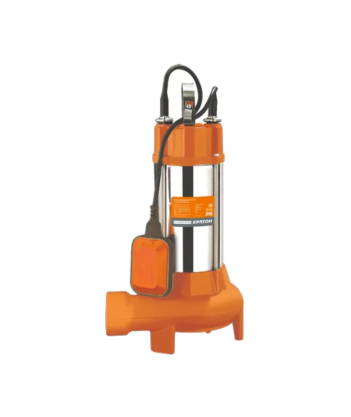 Насос фекальный КРАТОН NF550, д/грязной воды, чугун.