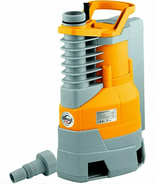 Насос дренажный DENZEL DPХ950 Х-Pro для грязной воды, 15500л/ч, 950Вт