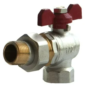 Кран шаровой Американка I-TECH FM (ВР-НР) 3/4", бабочка, угловой