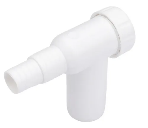 Клапан обратный для стиральной машины (пластик, белый), MP-У