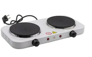 Плита электрическая VERY двухконфорочная, чугунные блины, 2000Вт