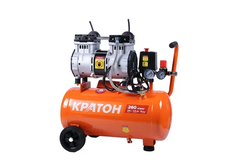 Компрессор с прямой передачей безмасляный Кратон AC-260-24-OFHS