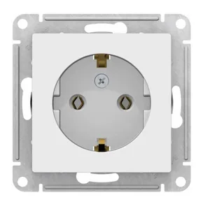 Розетка AtlasDesign с/з, 16А, механизм, БЕЛЫЙ, SE