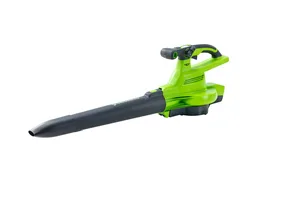 Воздуходувка аккумуляторная Greenworks GD40BV, Li-ion, 40 В, 77 м/с, без АКБ и ЗУ, с функцией всасывания