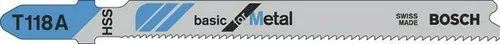 Пилка для лобз BOSCH 25 Т 118 А, HSS   упак