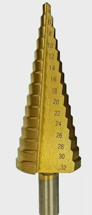 Сверло ступенчатое VERTEX по металлу 4-32 мм
