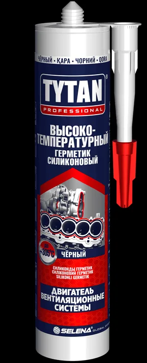 Герметик сил TYTAN Professional высокотемпературный,черный 280мл